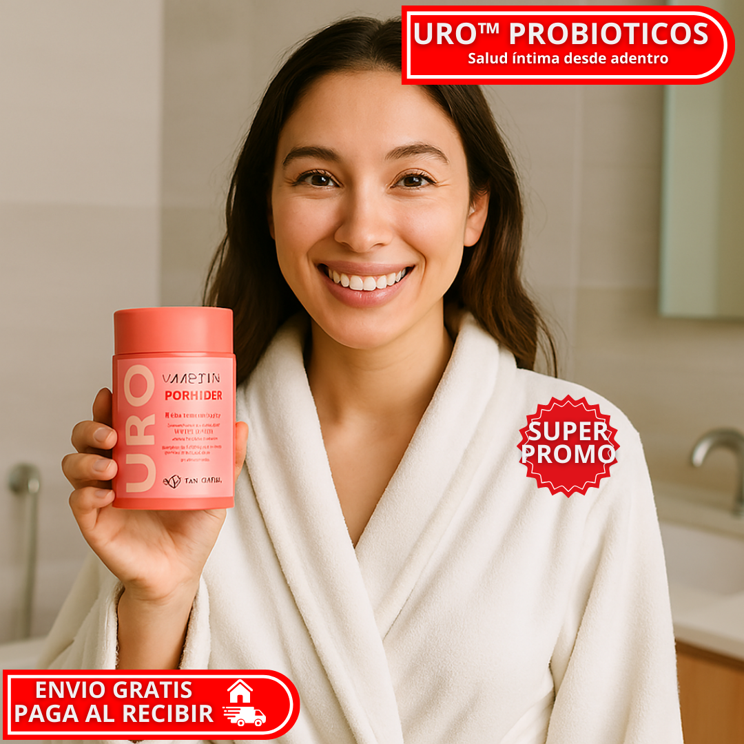 URO™: PROBIOTICO Vaginal que equilibra el pH vaginal y evita infecciones recurrentes