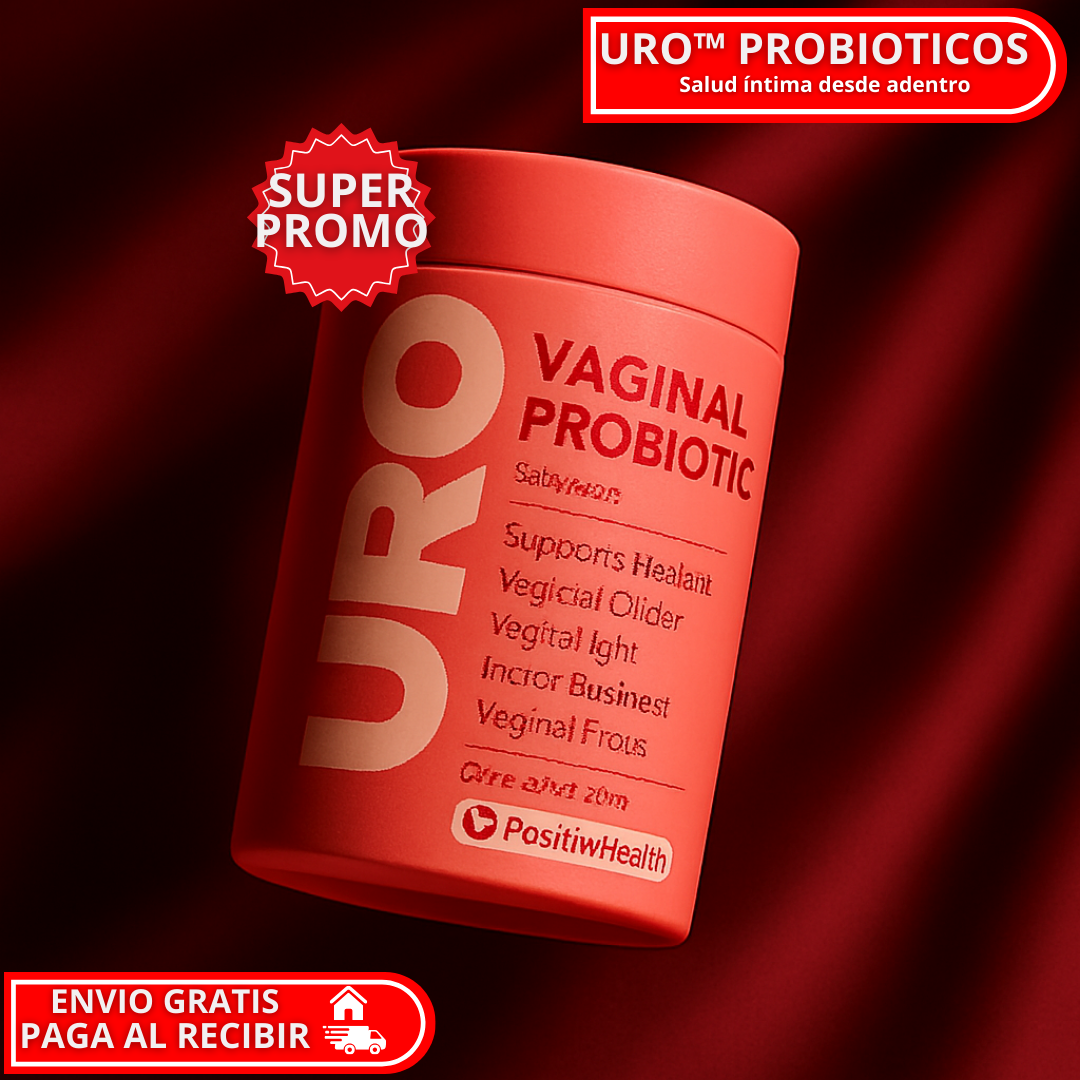 URO™: PROBIOTICO Vaginal que equilibra el pH vaginal y evita infecciones recurrentes