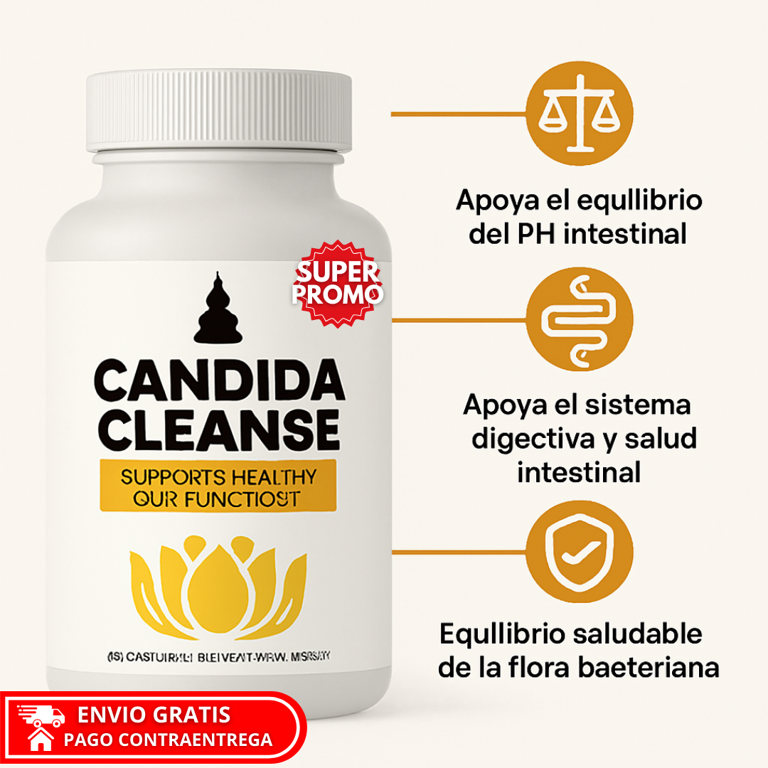 OFERTA ESPECIAL! Candida Cleanse™ – Limpieza Interna y Equilibrio Total