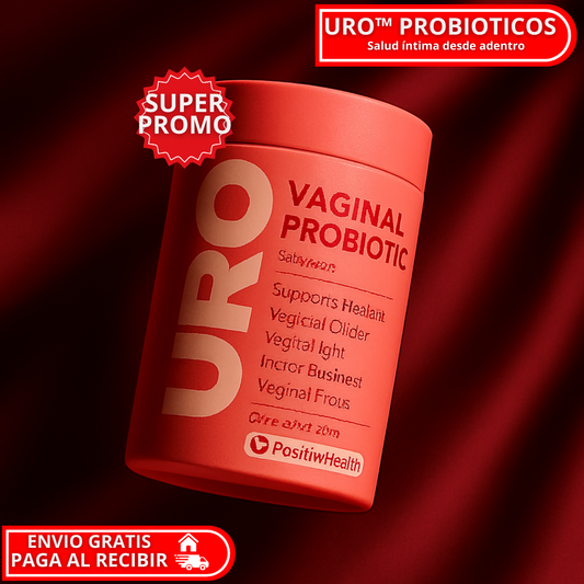 URO™: PROBIOTICO Vaginal que equilibra el pH vaginal y evita infecciones recurrentes
