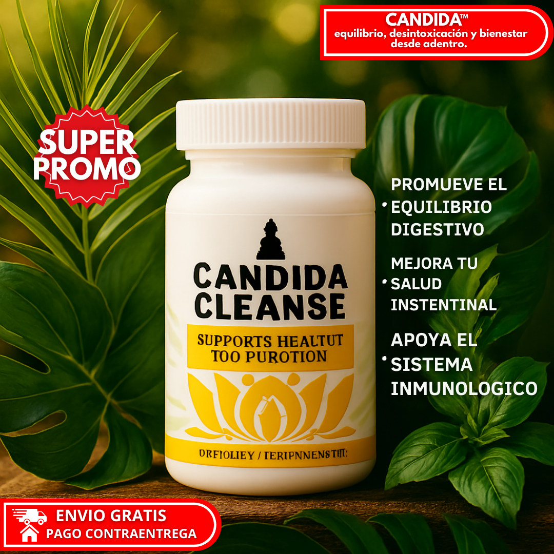 OFERTA ESPECIAL! Candida Cleanse™ – Limpieza Interna y Equilibrio Total